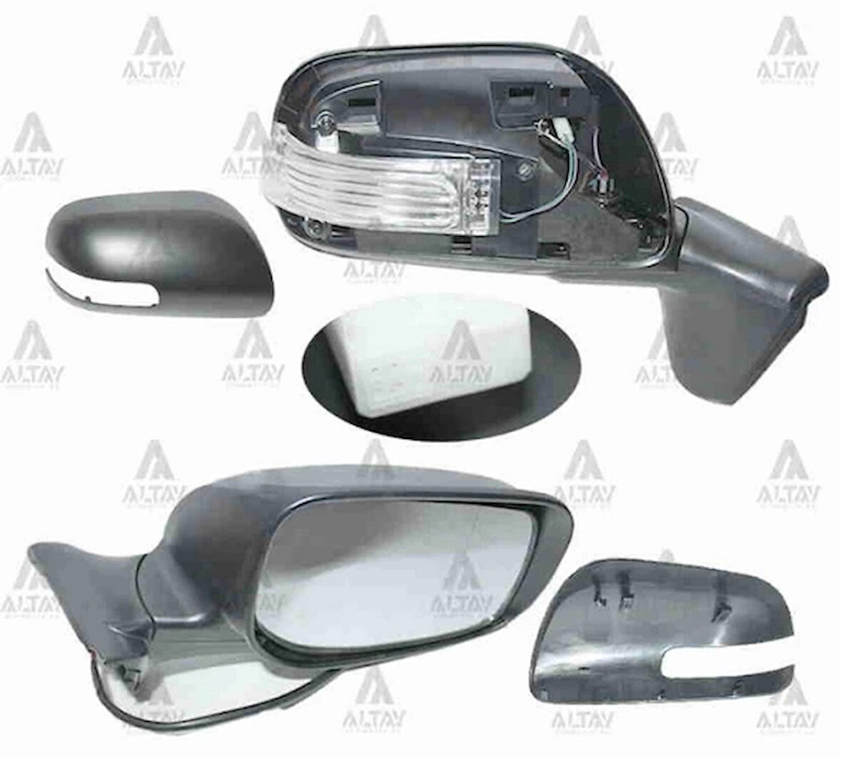 Dış Dikiz Aynası Auris 2010-2012 Elektrikli Isıtmalı Sinyalli Sağ (Oem No:87901-02200) (Adet)