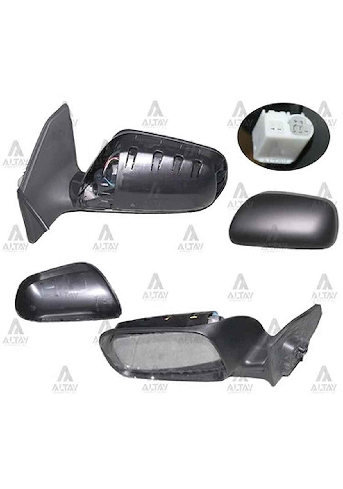 Ayna Dış Dikiz Avensıs 03-06 Elektrikli Isıtmalı Otomatik Katlanır 7 Fişli Sol (Oem No: Vm-269Ebal)