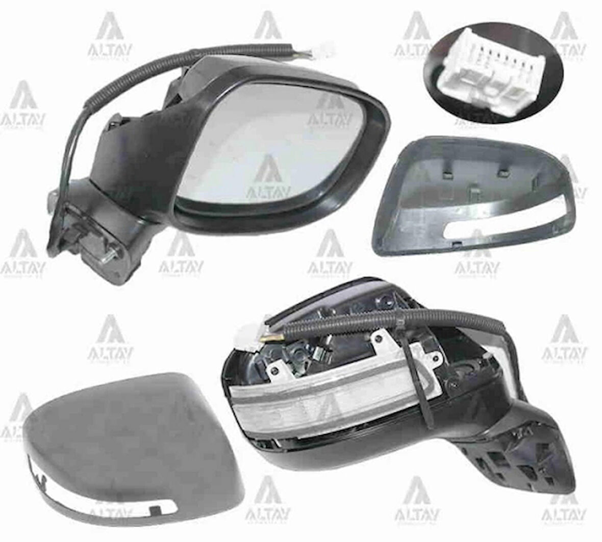 Ayna Dış Dikiz Civic 2012-2016 Elektrikli Isıtmalı Sinyalli Otomatik Katlanır Sağ (1 Adet) (Oem No: 76208-Tr0-G01)