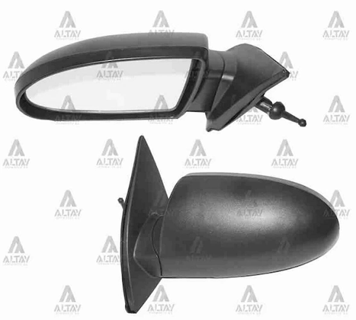 Ayna Dış Dikiz Accent 2006-2011 Era Manuel (Mat Siyah) Sol (1 Adet) (Oem No: 87610-1E020Ca)