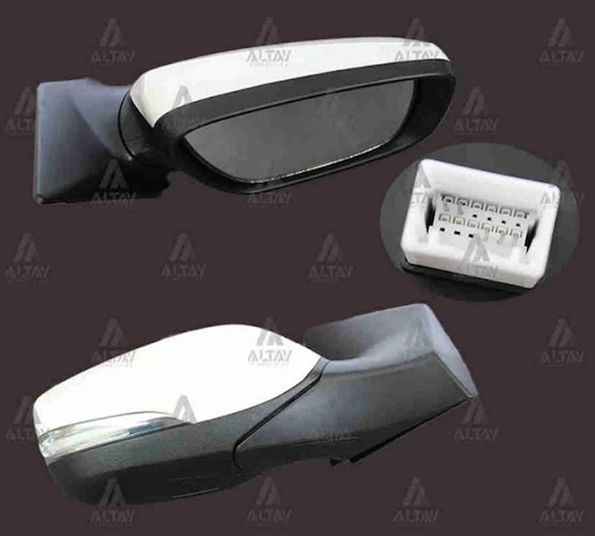 Ayna Dış Dikiz Elantra 2011-2016 Elektrikli Sinyalli Sağ (1 Adet) (Oem No: 87620-3X170)