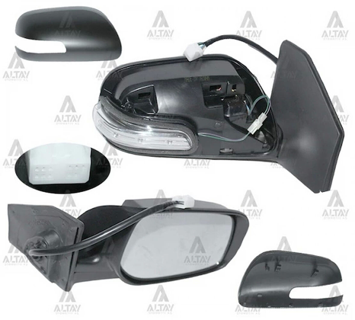 Dış Dikiz Aynası Avensis 2006-2008 Elektrikli Isıtmalı Otomatik Katlanır Sinyalli Sağ (Oem No:87906-05180) (Adet)