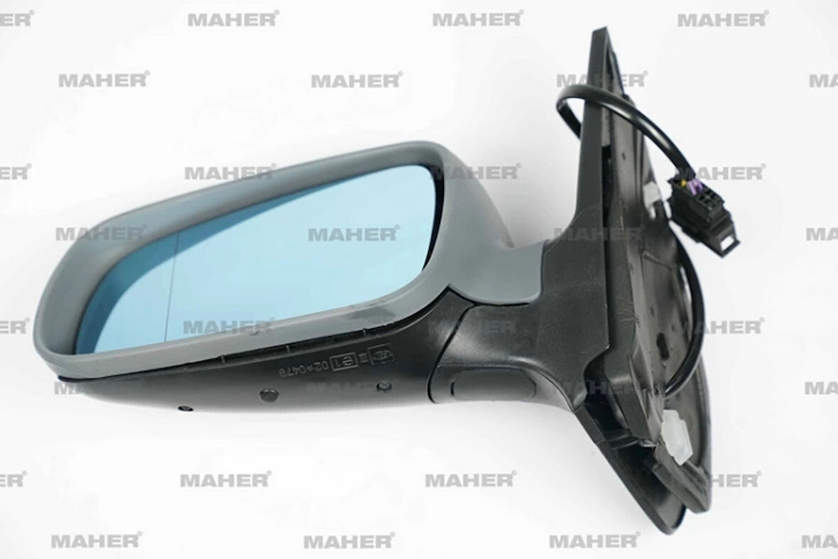 Dış Dikiz Aynası Golf4 Bora 1998-2003 Elektrikli, Mavi Cam Sol (Oem No:1J1857507D01C) (Adet)