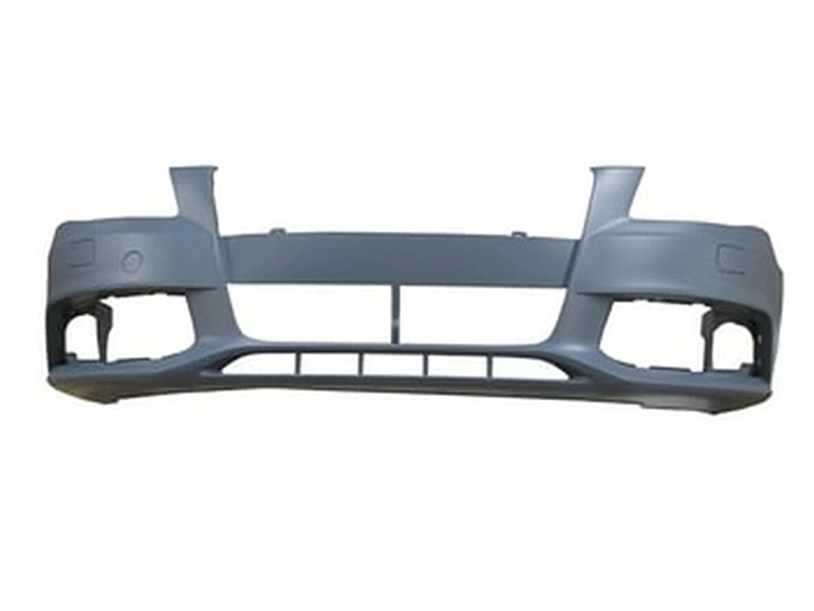 2008-2012 Audi A4 Ön Tampon Gri (Astarlı Far Yıkama Kapaklı-Sensör Deliksiz Tyg) (Adet) (Oem No:8K0807105Gru)