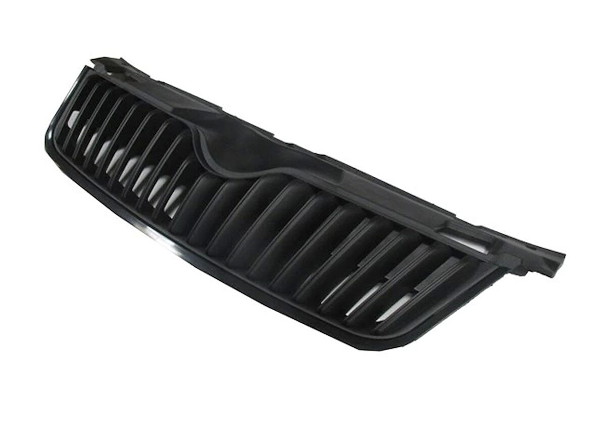 Skoda Fabıa- 10/15; Ön Panjur Petekleri Siyah (Siyah Çıtalı) (Tw) (Oem No: 5J0853668B)