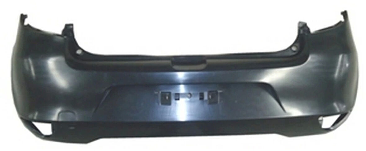 2009-2012 Renault Clio Hb Arka Tampon Siyah (Sensör Deliksiz (Tyg) (Oem No:7701479250)