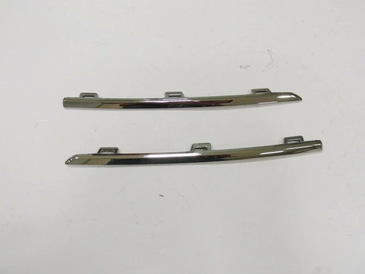 Renault Symbol- 17/21; Ön Panjur Nikelaj Çıtası 2 Parça (Set)(Eurobump) (Oem No: 620729869R)