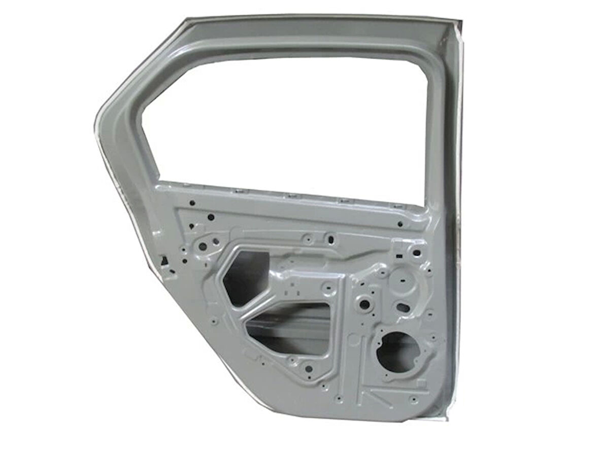 Renault Symbol- 13/21; Arka Kapı Komple Sol Gri (Band Deliksiz) (İceli/Çekomastikli) (Tw) (Oem No: 821012282R)