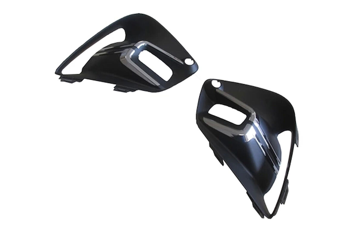 Renault Clıo- 5- Hb- 20/23; Sis Lamba Kapağı Sağ/Sol Set (2 Parça) Sis/Sensör Delikli Nikelajlı (Oem No: 261526778R)