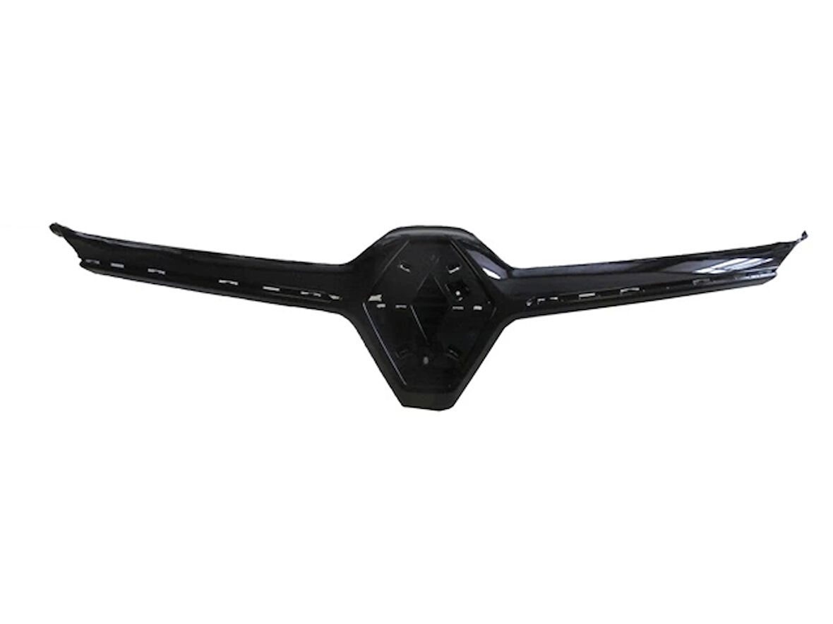 Renault Clıo- 5- Hb- 20/23; Ön Panjur Üst Parlak Siyah Boyalı (Nikelaj Çıta Yuvalı) (Oem No: 620786224R)