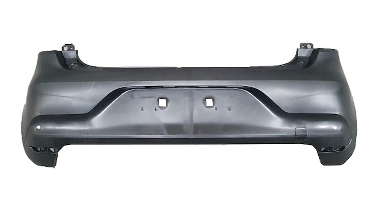 Renault Clıo- 5- Hb- 20/23; Arka Tampon Siyah (Sensör Delikli/Çeki Demiri Kapaklı) (Eurobump) (Oem No: 850224645R)