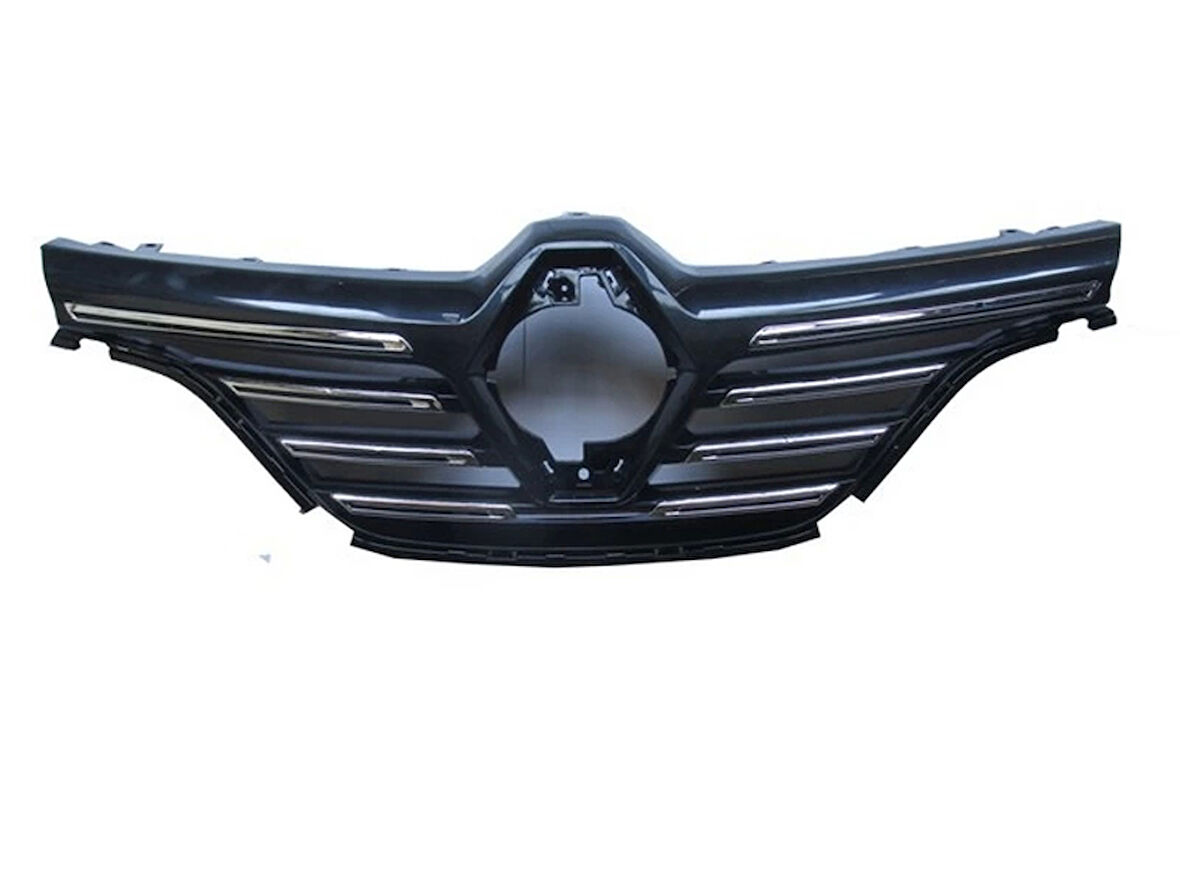 2021 Renault Megane Iv Sd Ön Panjur Siyah 7 Nikelaj Çıtalı (Icon Modeli İçin) (Oem No:622568380R)