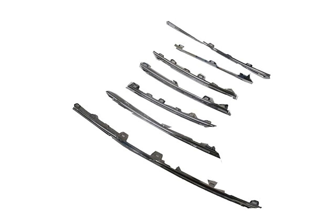 Renault Talısman- 16/20; Ön Panjur Nikelaj Çıtası (7 Parça Set) (Tyg) (Oem No: 960103680R)