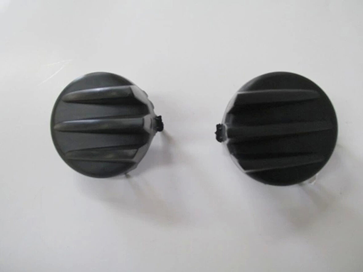 Cıtroen Jumpy- 07/12; Sis Lamba Kapağı Siyah Sağ/Sol Set (2 Parça) (Italya) (Oem No: 7414Fh)