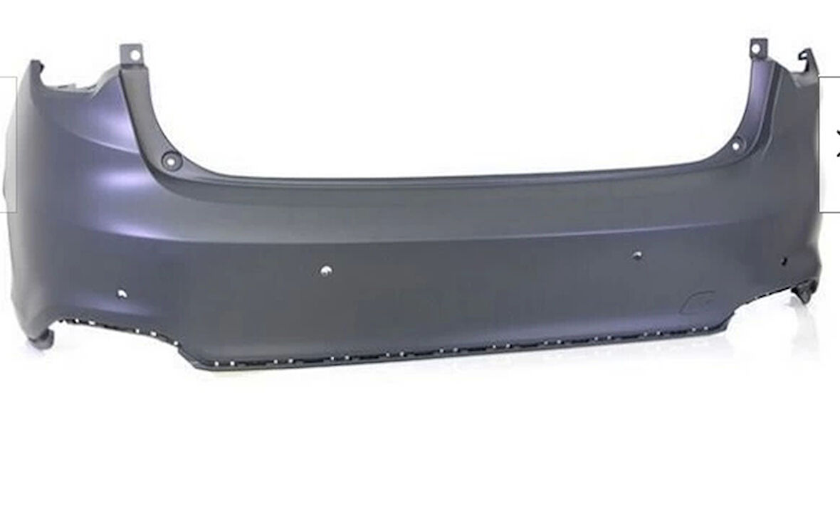 Fıat Egea- Hb- 21/24; Arka Tampon Siyah (Sensör Delikli) (Oem No: 735679532)