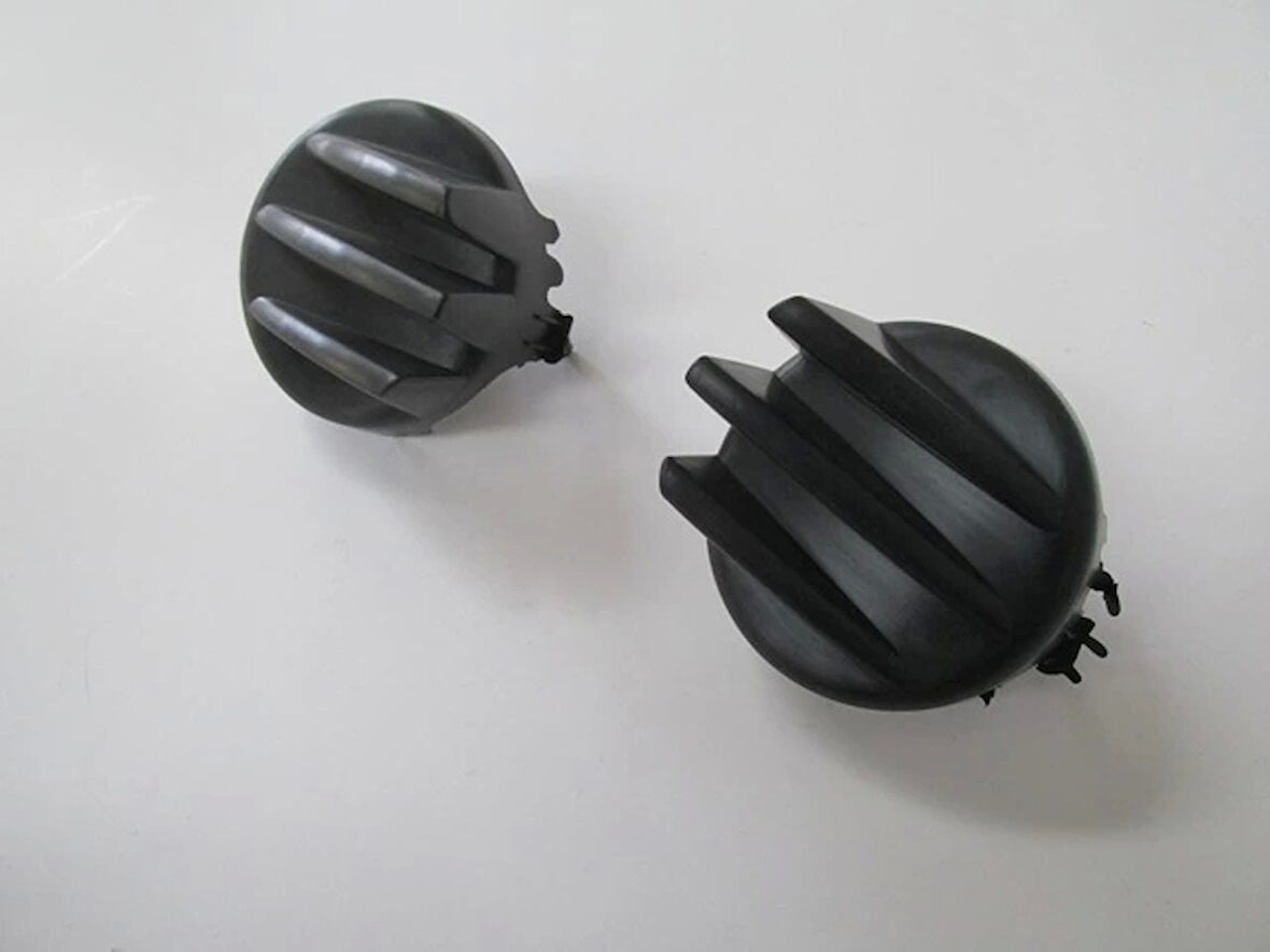 Fıat Scudo- 08/12; Sis Lamba Kapağı Siyah Sağ/Sol Set (2 Parça) (Italya) (Oem No: 7414Fh)
