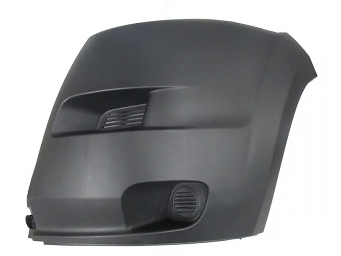 2007-2014 Fıat Ducato Ön Tampon Ucu Sol Siyah Sis Deliksiz Eurobump Oem No: 7401.Fh
