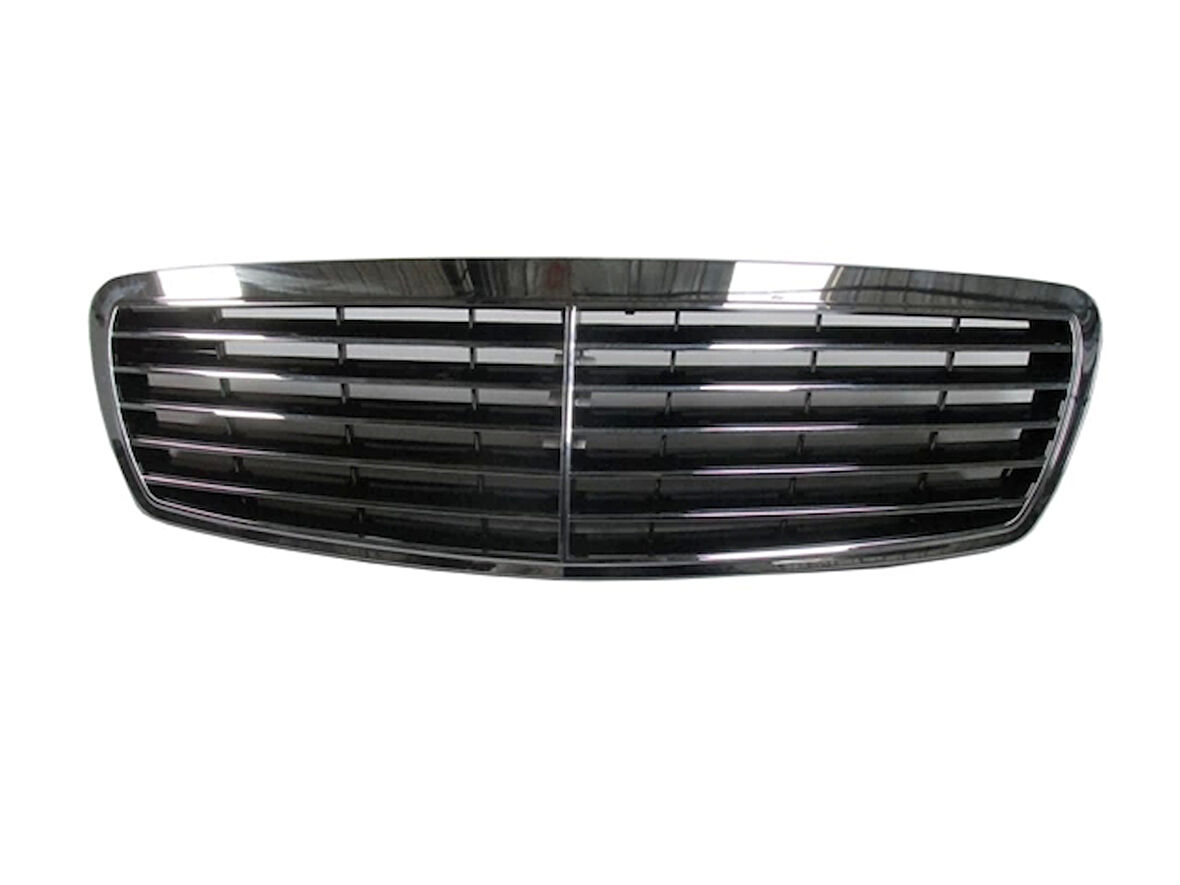 2003-2006 Mercedes E Class W211- Ön Panjur Nikelaj Çerçeveli-İç Petek Siyah(11Çıtalı)(Avantgarde)(Tyg) (Adet) (Oem No:2118800583)