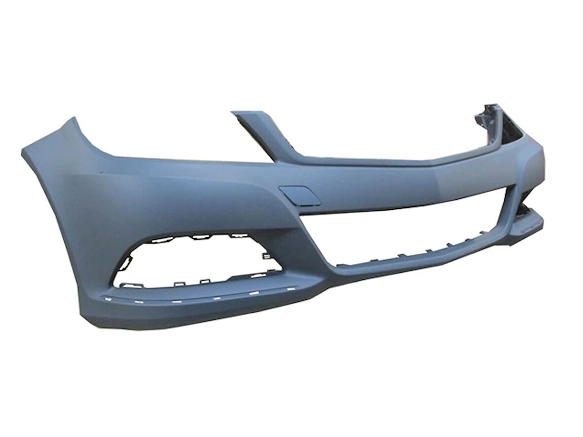 Mercedes C Class- W204- 11/13; Ön Tampon Gri (Astarlı Bant/Far Yıkama Deliksiz/Sensör Delikli Tw) (Oem No: 2048806347)