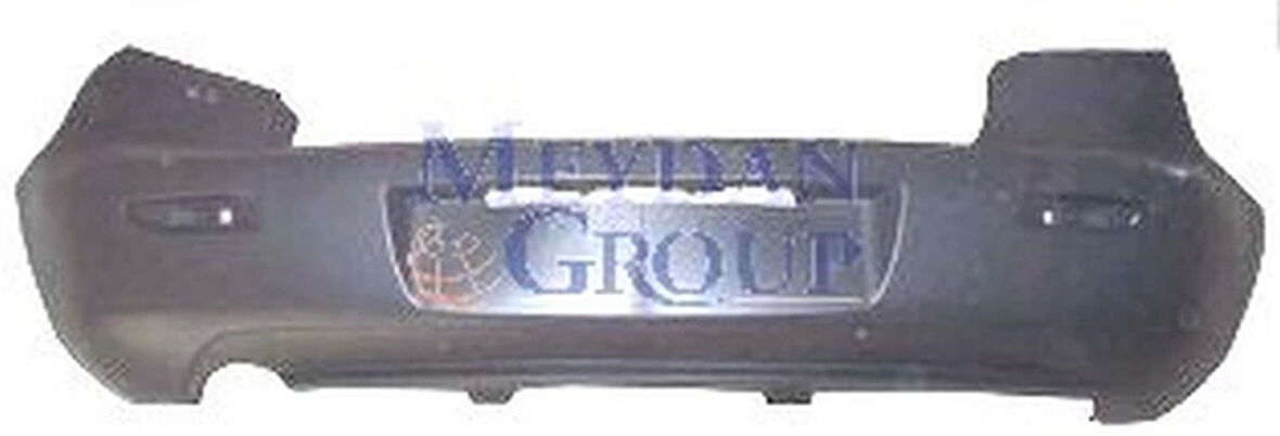 2003-2006 Mazda 3 Sd Arka Tampon Siyah (Plaka-Reflektör Delikli Tyg) (Adet) (Oem No:Bn8V50221Faa)