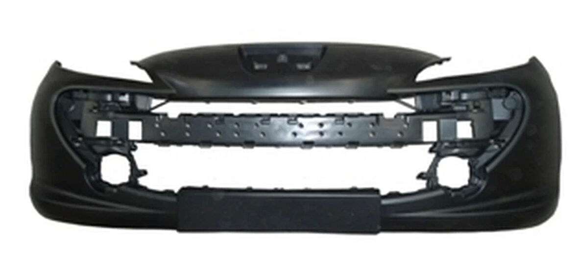 2006-2009 Peugeot 207 Ön Tampon Siyah (Sis Delikli) Bant-Panjur Delikli- Braketli (Sport Tipi) Tw) (Adet) (Oem No:7401Es)