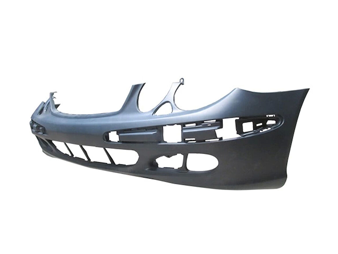 2003-2006 Mercedes E Class W211- Ön Tampon Koyu Gri (Sis Delikli-Far Yıkamalı)(Classıc-Elegance)(Tw) (Adet) (Oem No:2118800140)