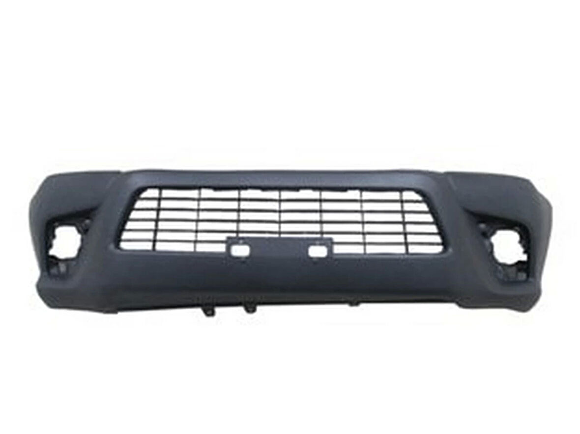 2015-2018 Toyota Hilux Pıck Up- Ön Tampon Siyah (Panjurlu Sis Delikli (4X2-4X4) (Lm) (Adet) (Oem No:521190K840)