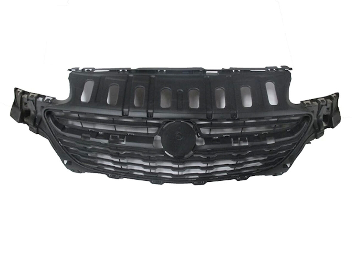 Opel Corsa- E- 15/19; Ön Panjur Siyah (Nikelaj Çıtasız) (Eurobump) (Oem No: 13419813)