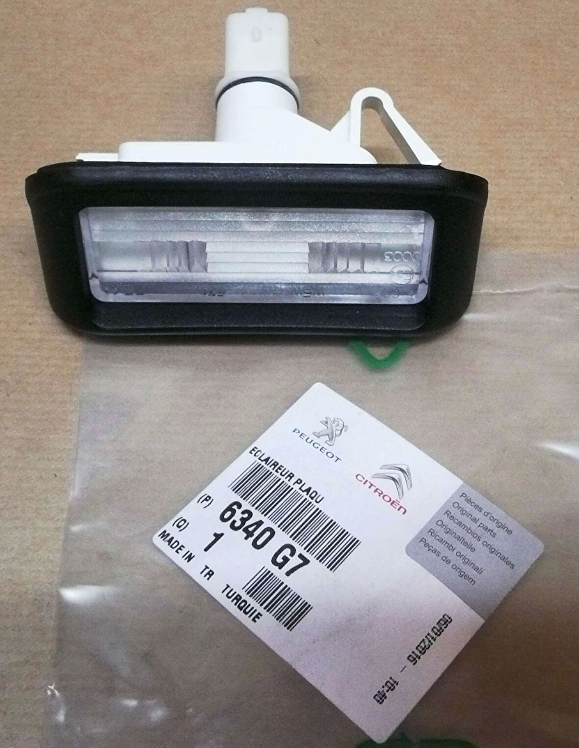 Plaka Lambası Psa Partner Tepee / Berlıngo / Expert B.M 08- (Oem No: 6340.G7)