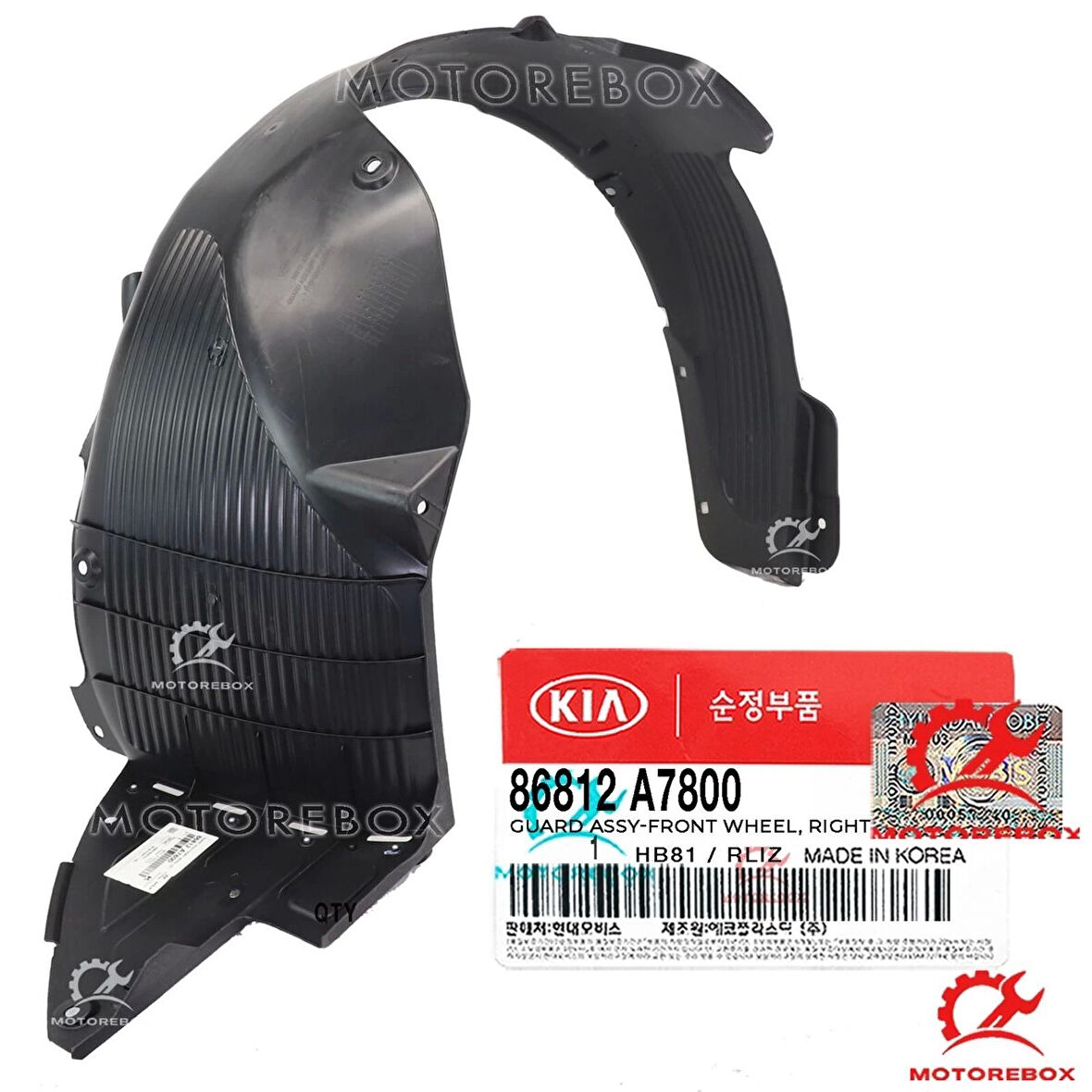 Çamurluk Davlumbazı Cerato Ön 16-19 Sağ (Oem No: 86812-A7800)