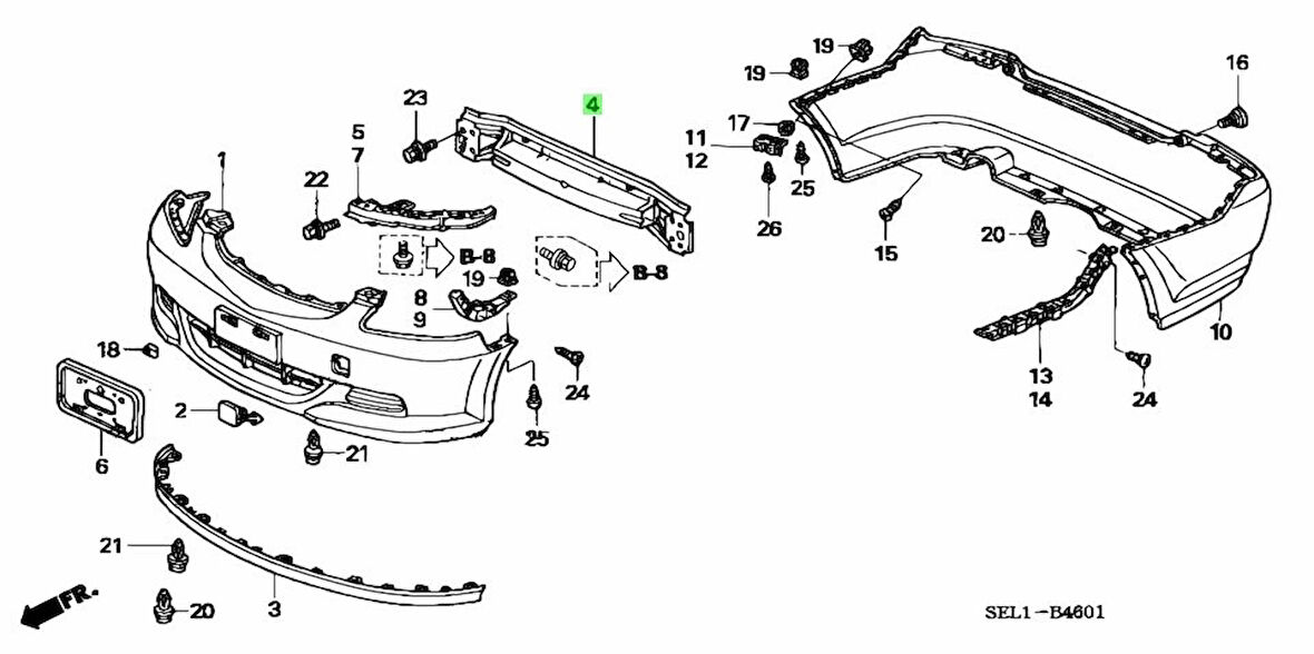 Tampon Demiri Cıty Ön 06-09 (Oem No: 71130-Sel-T10Zz)