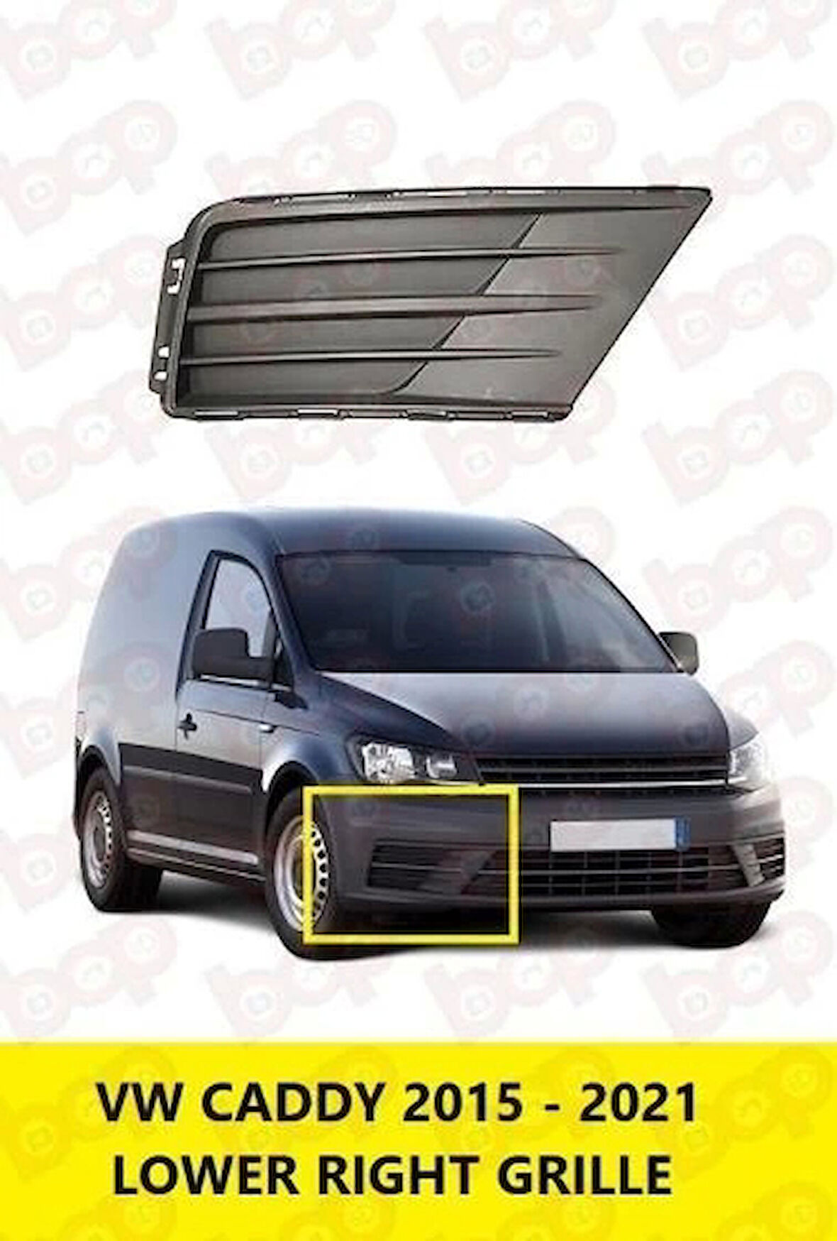 Sis Lamba Kapağı Caddy 15Sonrası (Sis Deliksiz) Sağ (Oem No: 2K5853666E9B9)