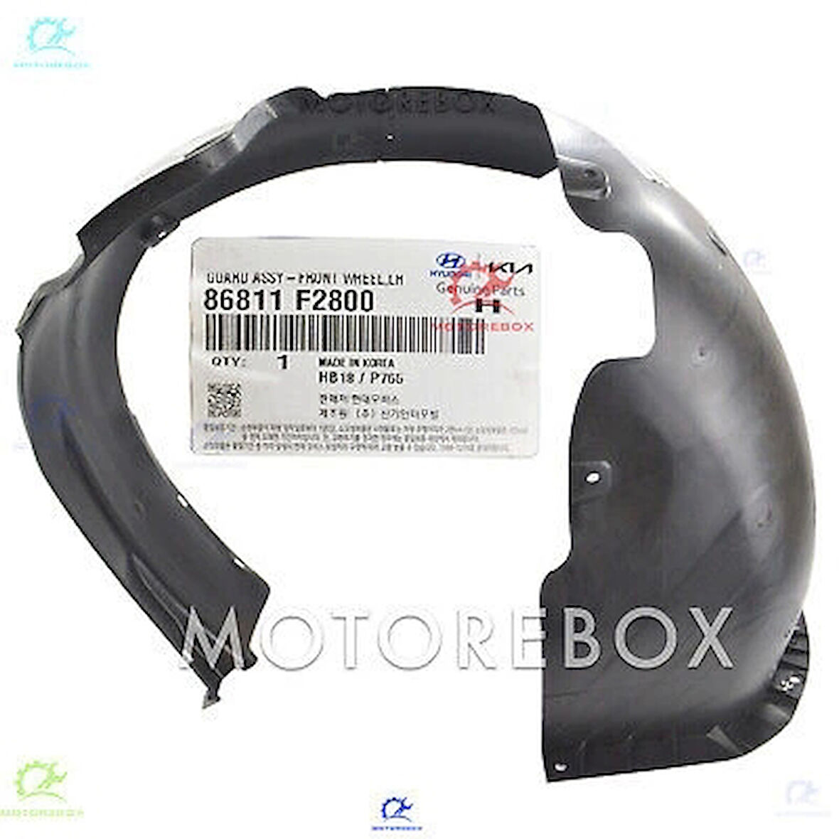 Çamurluk Davlumbazı Elantra 19-21 Ön Sol (Oem No: 86811-F2800)