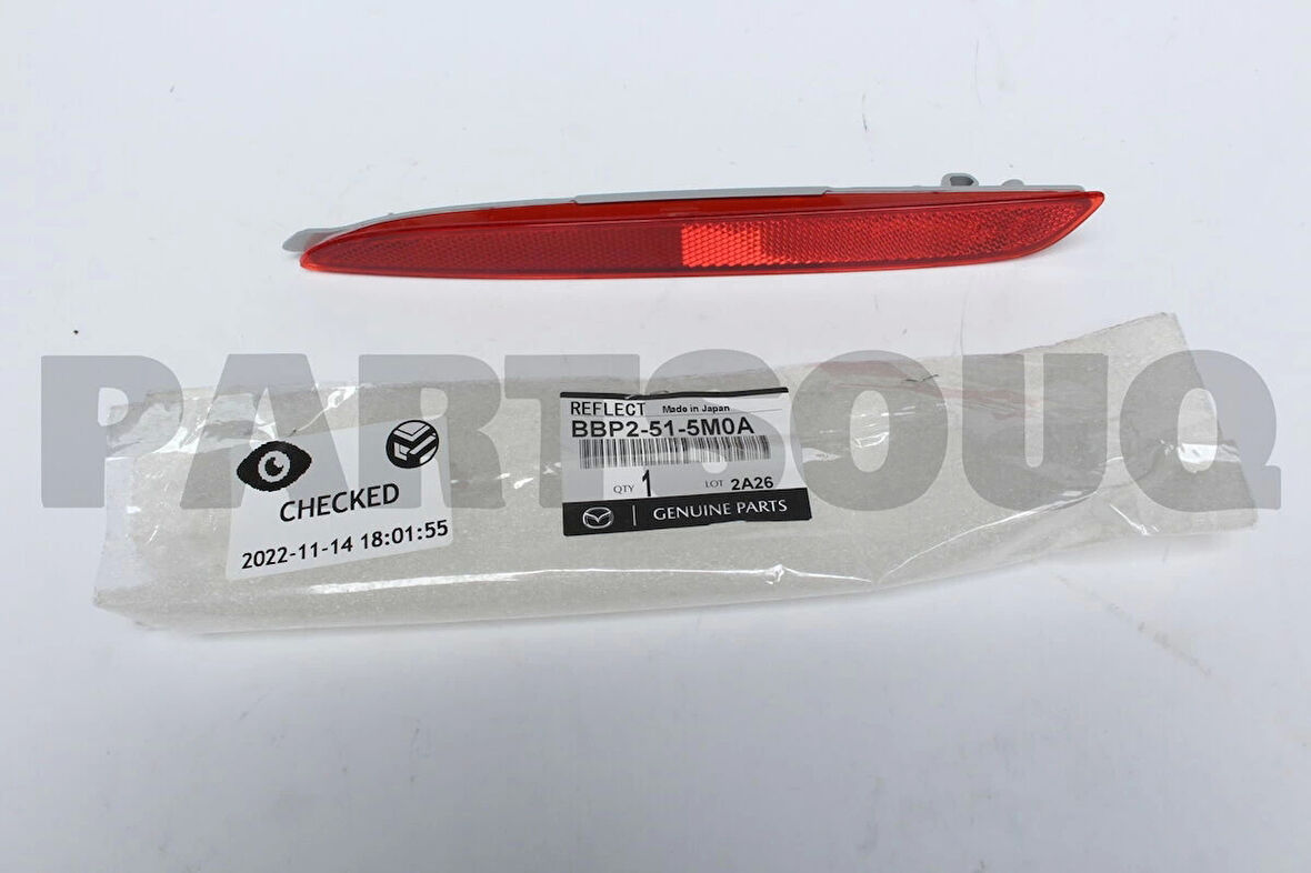 Reflektör Tampon Mazda 3 10-13 Arka Sol (Oem No: Bbp2-51-5M0A)