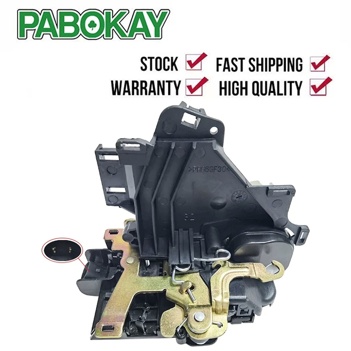 Kilit Kapı Polo / Cordoba / İbiza / Fabia 03-09 Ön Sol (Oem No: 3B1837015An)