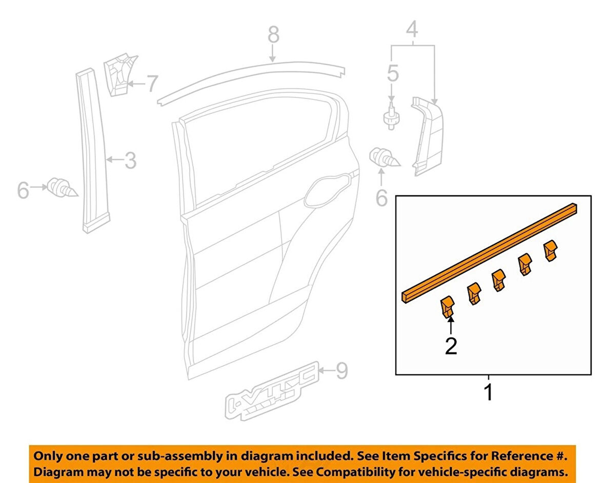 Cam Sıyırıcı Cıvıc 12-16 Fb7 Arka Kapı Dış Sağ (Oem No: 72910-Tr0-A01)