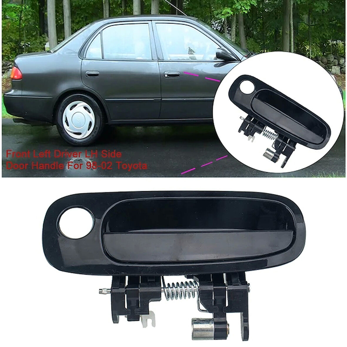 Kapı Kolu Corolla Dış  98-00 Ae111 Arka Sağ (Oem No: 69230-02040)