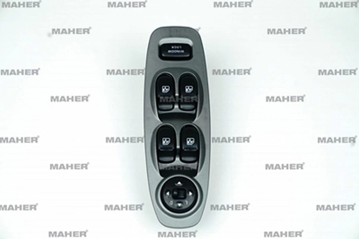 Cam Açma Anahtarı Ön Sol Accent 2000-2005 (Ayna Ayar Anahtarlı) (Adet) (Oem No:9357025020Yn)