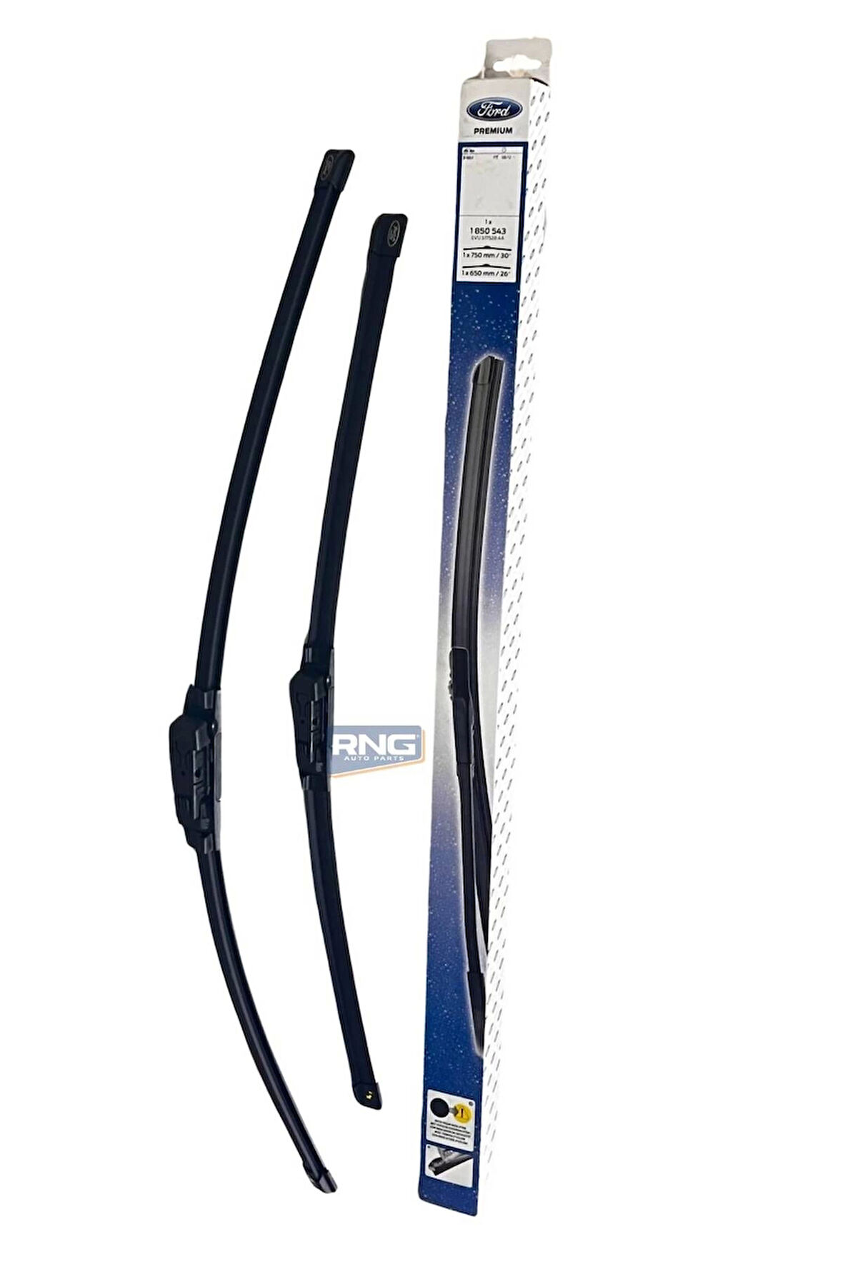 Sılecek Süpürgesı Ön Takım 750 Mm+650 Mm Ford B Max Bm 12 (Oem No: Gv1J S17528 Aa)