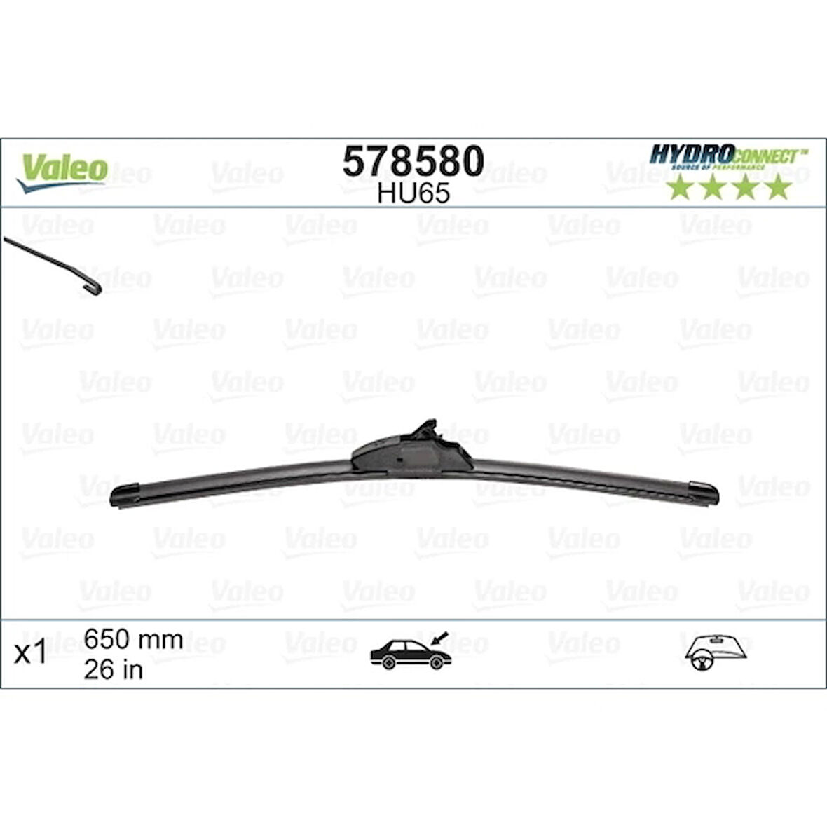 Silecek Süpürgesı Psa 206 B.M 99- (Oem No: 1611345680)