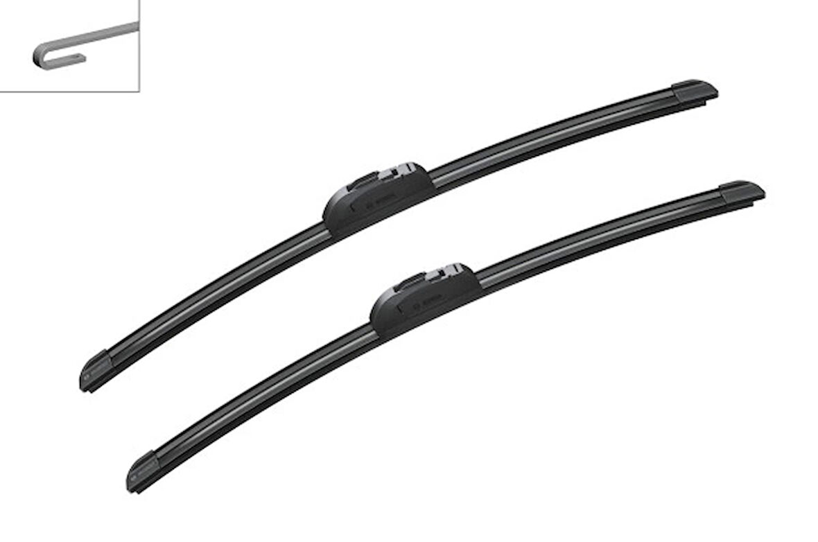 Silecek Süpürgesı Ön Takım Tk ( 530 / 500 Mm ) Renault Sembol Iıı/Duster/Logan/Sandero Bm 12- (Oem No: 30863702)