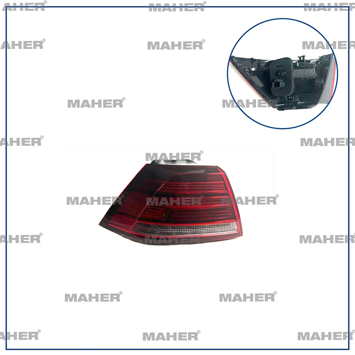 Stop Lambası Golf7 2017-2020 Led Trend-Comf.Dış Sol (Oem No:5G0945095Q)