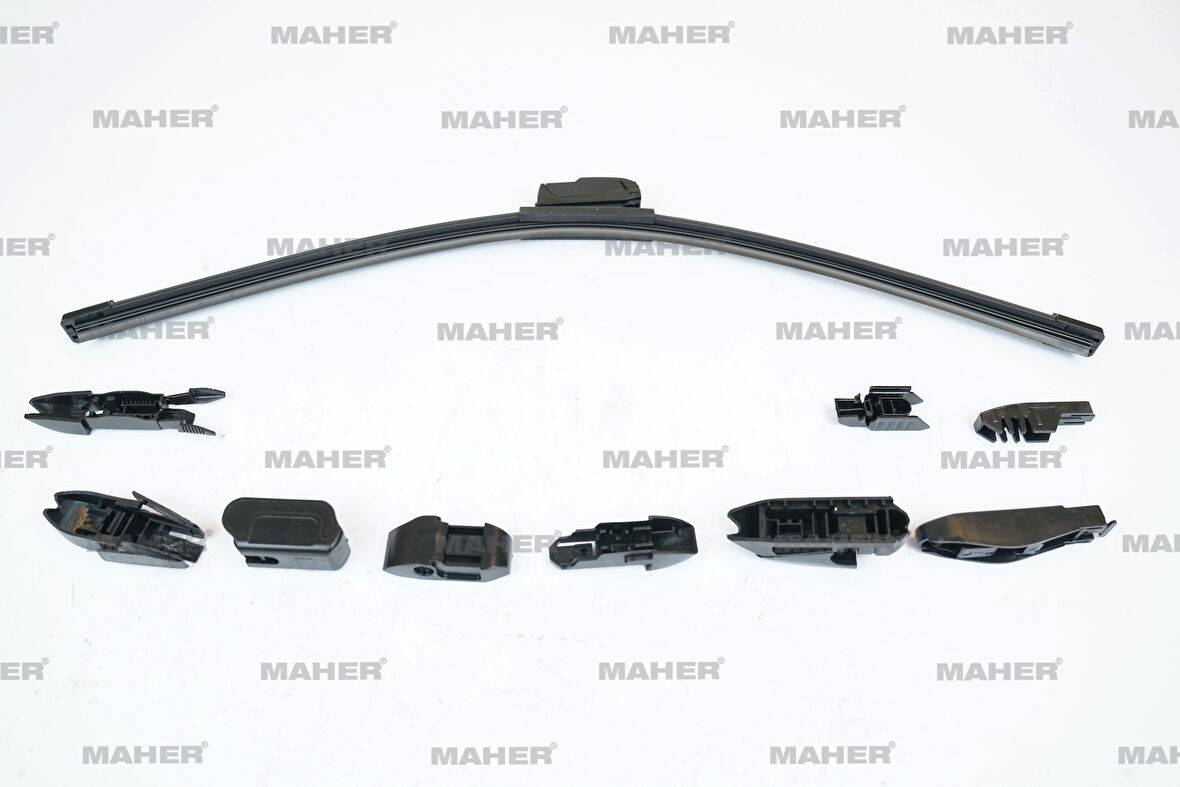 Silecek Süpürgesi Tek Tip Üniversal 10 Aparatlı 21 Muz (530Mm)