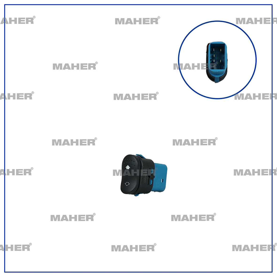Cam Açma Düğmesi Transit V347 2006 Sonrası (Tekli) Sağ (Oem No:5C1T14529Aa)