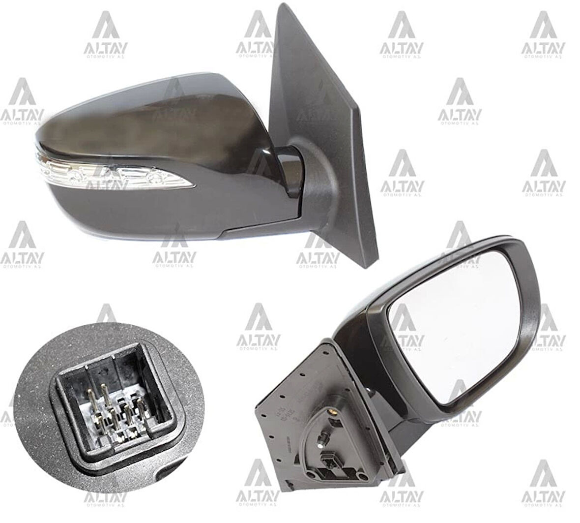 Ayna Dış Dikiz Ix-35 2010-2015 Elektrikli Sinyalli Isıtmalı Sağ (Oem No:876202Y070)