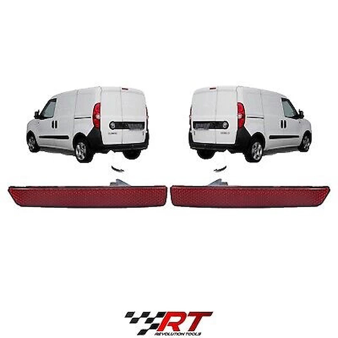 Fiat Doblo Iıı 2010- Reflektör Arka Sağ  (Oem No:51810677)