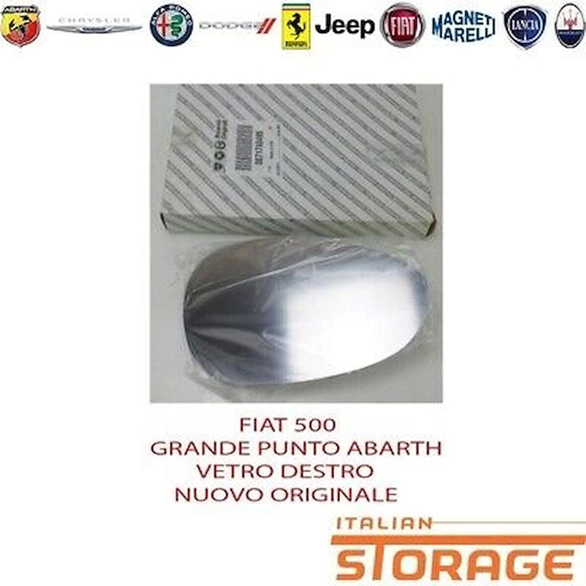 Fiat Linea/Punto-Grande Punto 2005- Ayna Camı Sağ Mekanik (Oem No:71740495)
