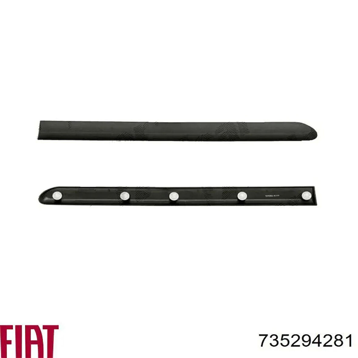 Fiat Doblo Em 2001-06, Kapı Bandı Arka Sol Klıpslı (Oem No:735294281)