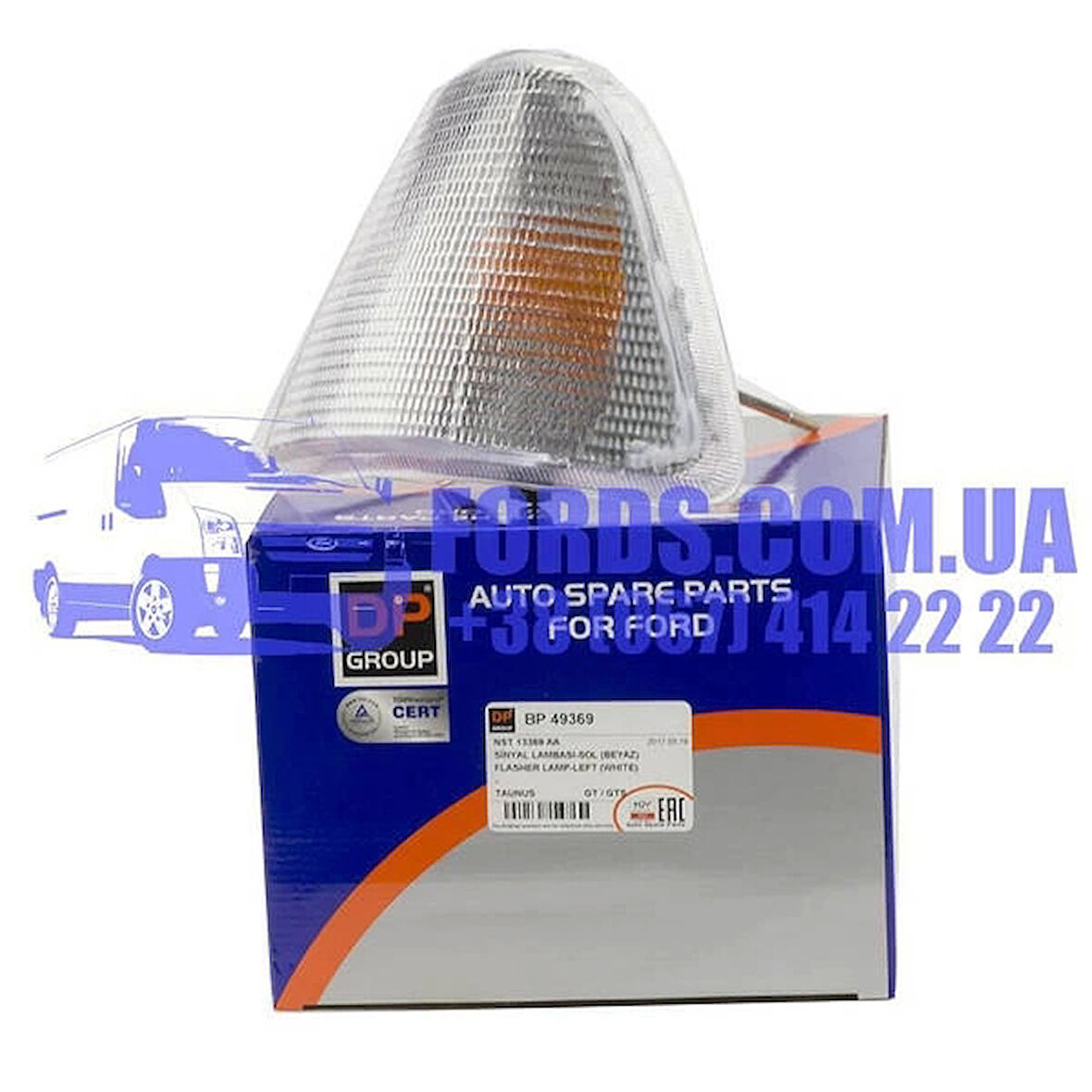 Ford Taunus-Gts 1992- Sinyal Lambası Sol Beyaz (Oem No:Nst13369Aa)