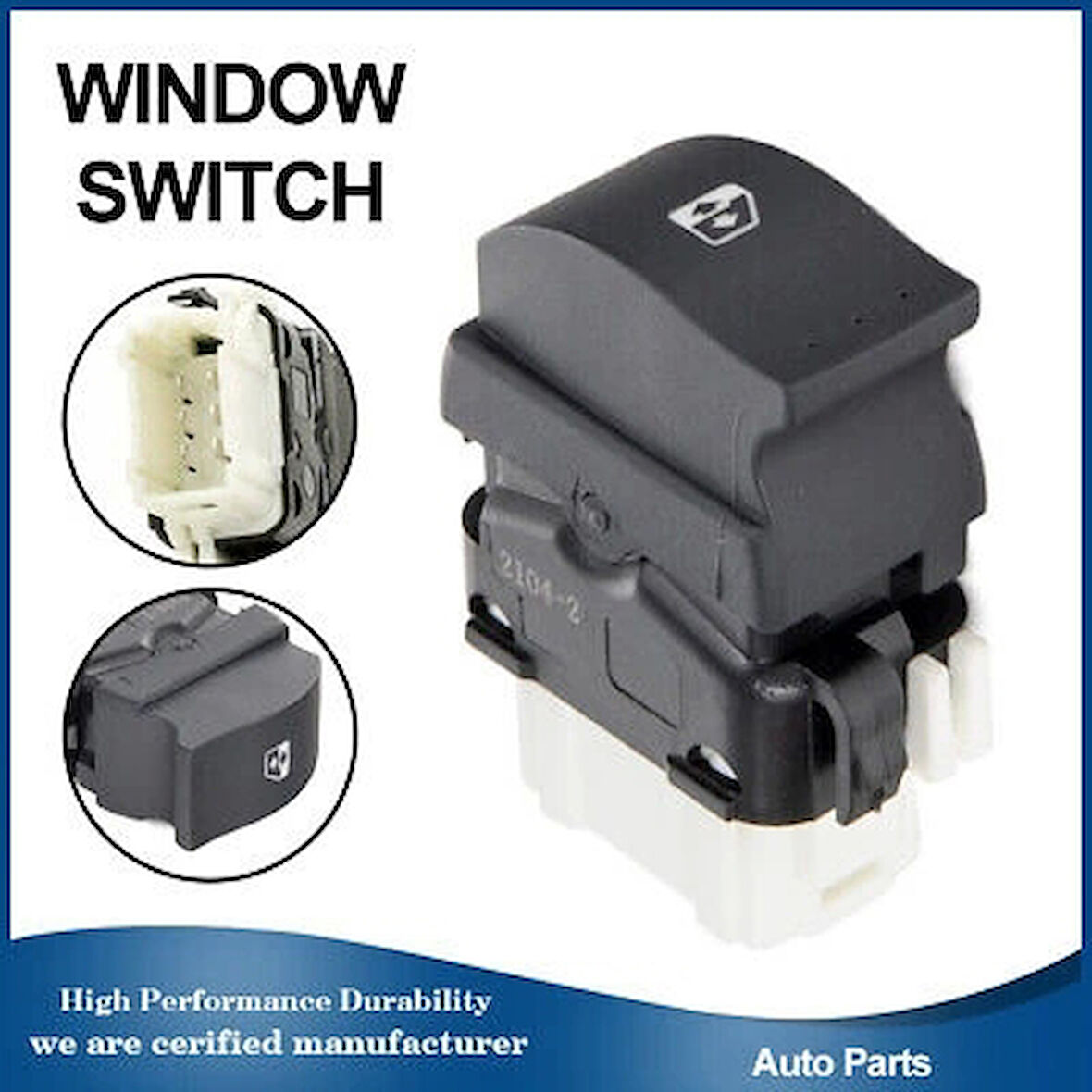 Cam Açma Düğmesi Clio Iı (Tekli) Sağ (Oem No:8200060046)